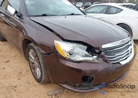 2013 Chrysler 200 Limited from USA, damaged, VIN 1C3BCBFG7DN633334
